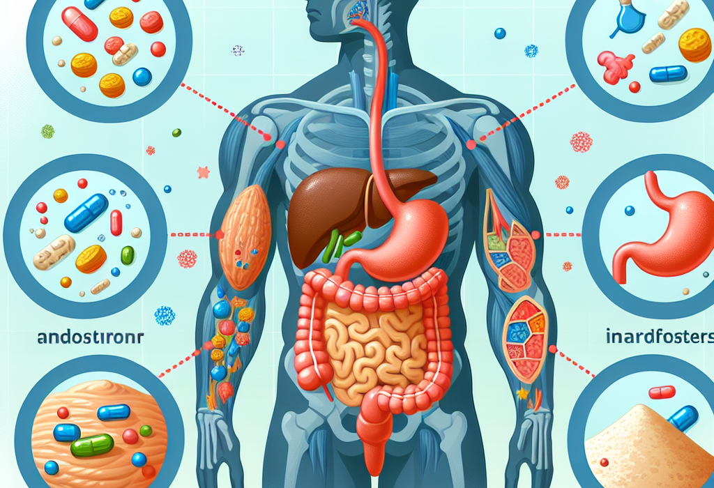Cómo afecta Mezcla de esteroides al sistema digestivo
