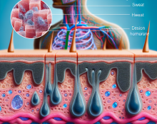 Cómo responde la piel al sudor con Trestolone