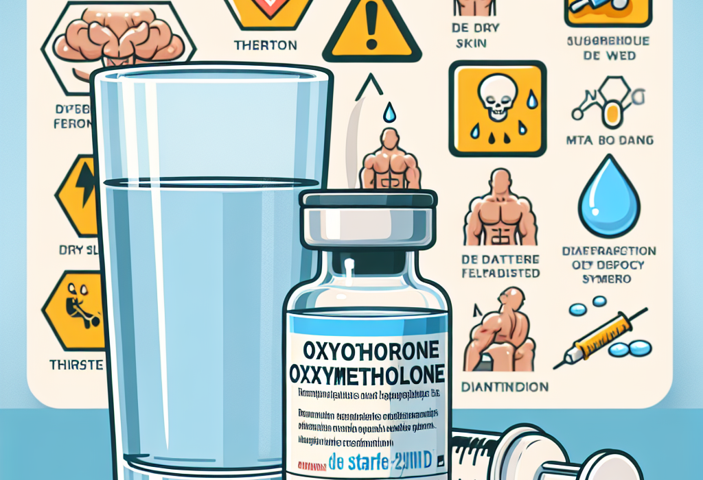 Oximetolona inyectable y riesgos de deshidratación