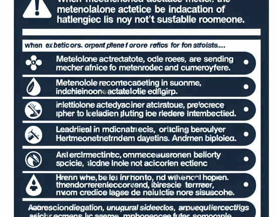 ¿Qué señales indican que Acetato de metenolona no es para ti?