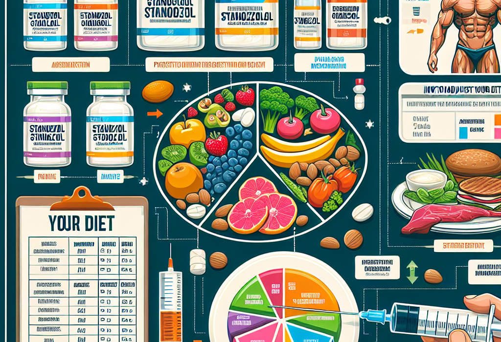 Cómo ajustar la dieta con Inyección de estanozolol para definición