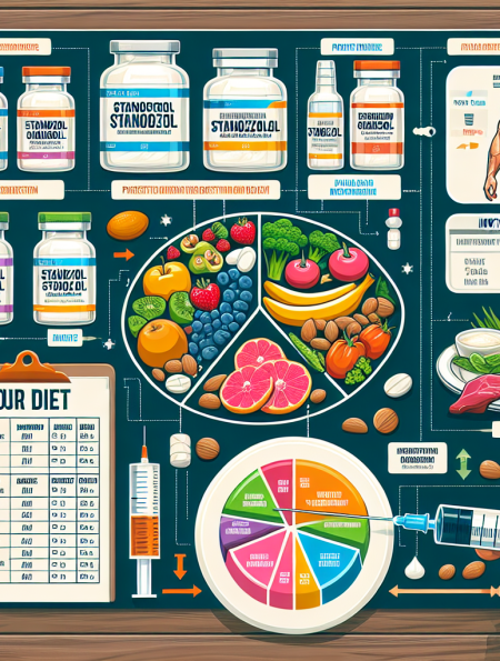 Cómo ajustar la dieta con Inyección de estanozolol para definición