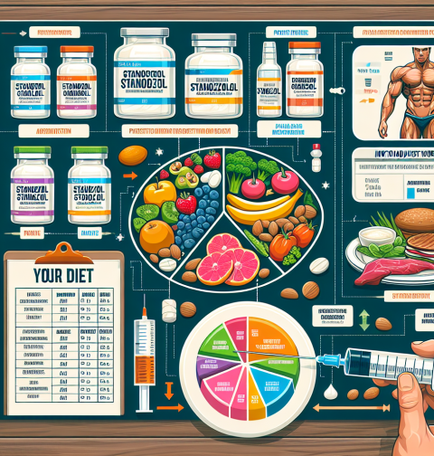 Cómo ajustar la dieta con Inyección de estanozolol para definición