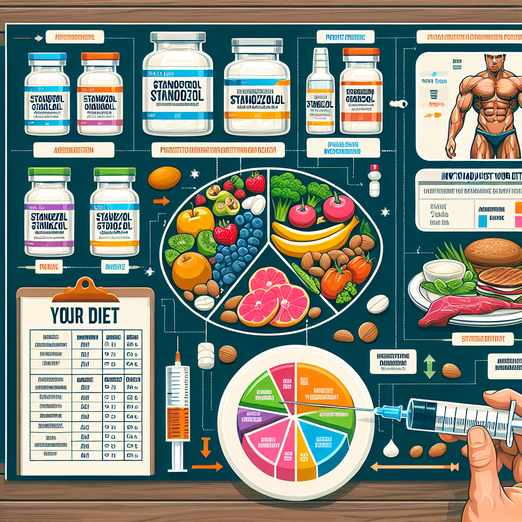 Cómo ajustar la dieta con Inyección de estanozolol para definición