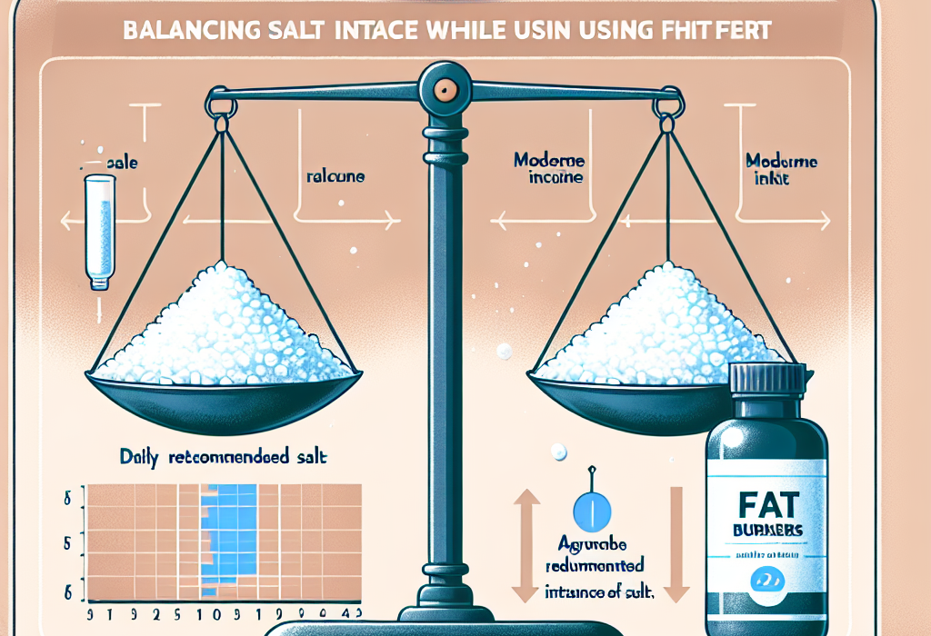 Cómo ajustar la ingesta de sal al usar Quemadores de grasa