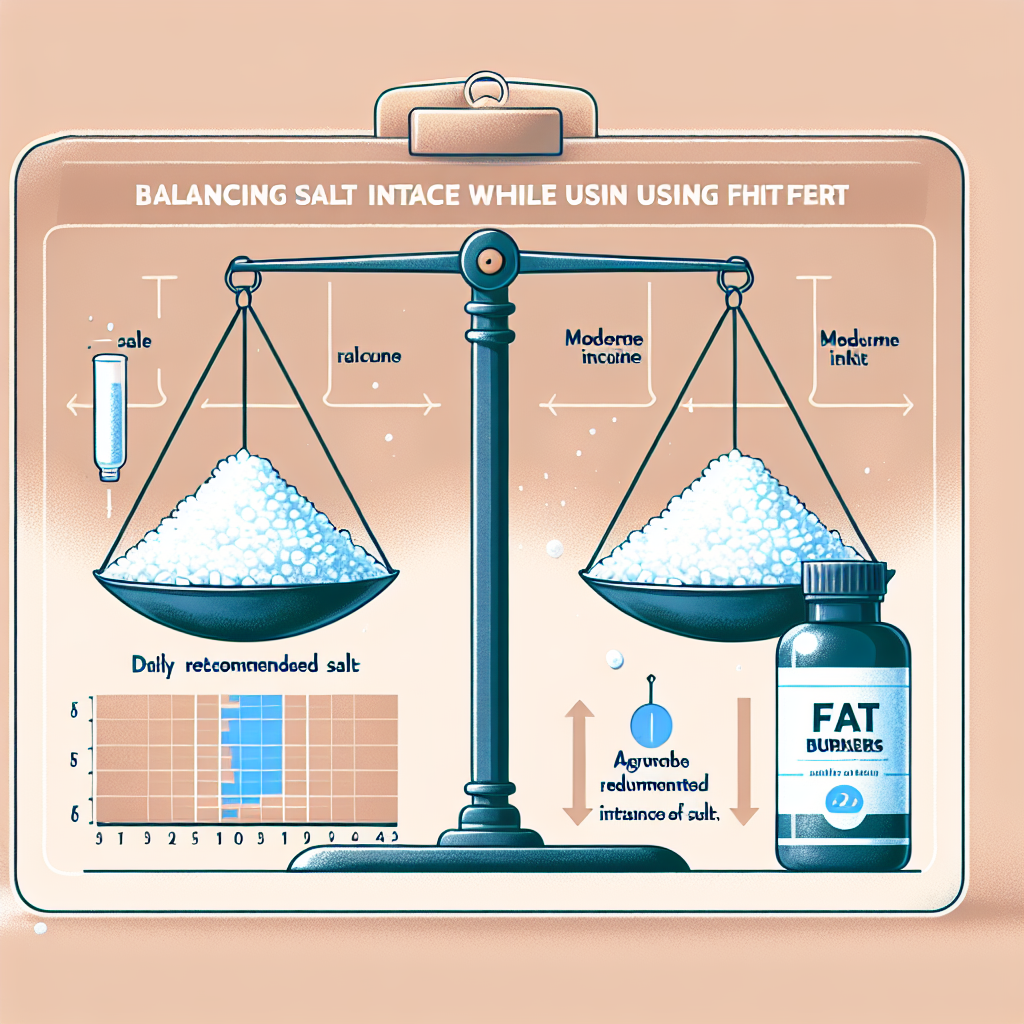 Cómo ajustar la ingesta de sal al usar Quemadores de grasa