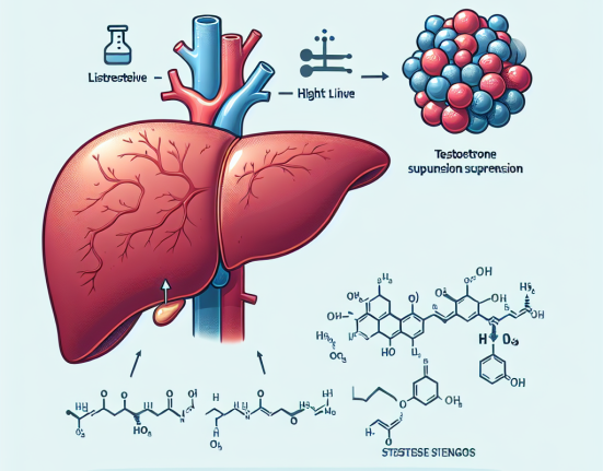 ¿Cómo reacciona el hígado a dosis altas de Suspensión acuosa de testosterona?