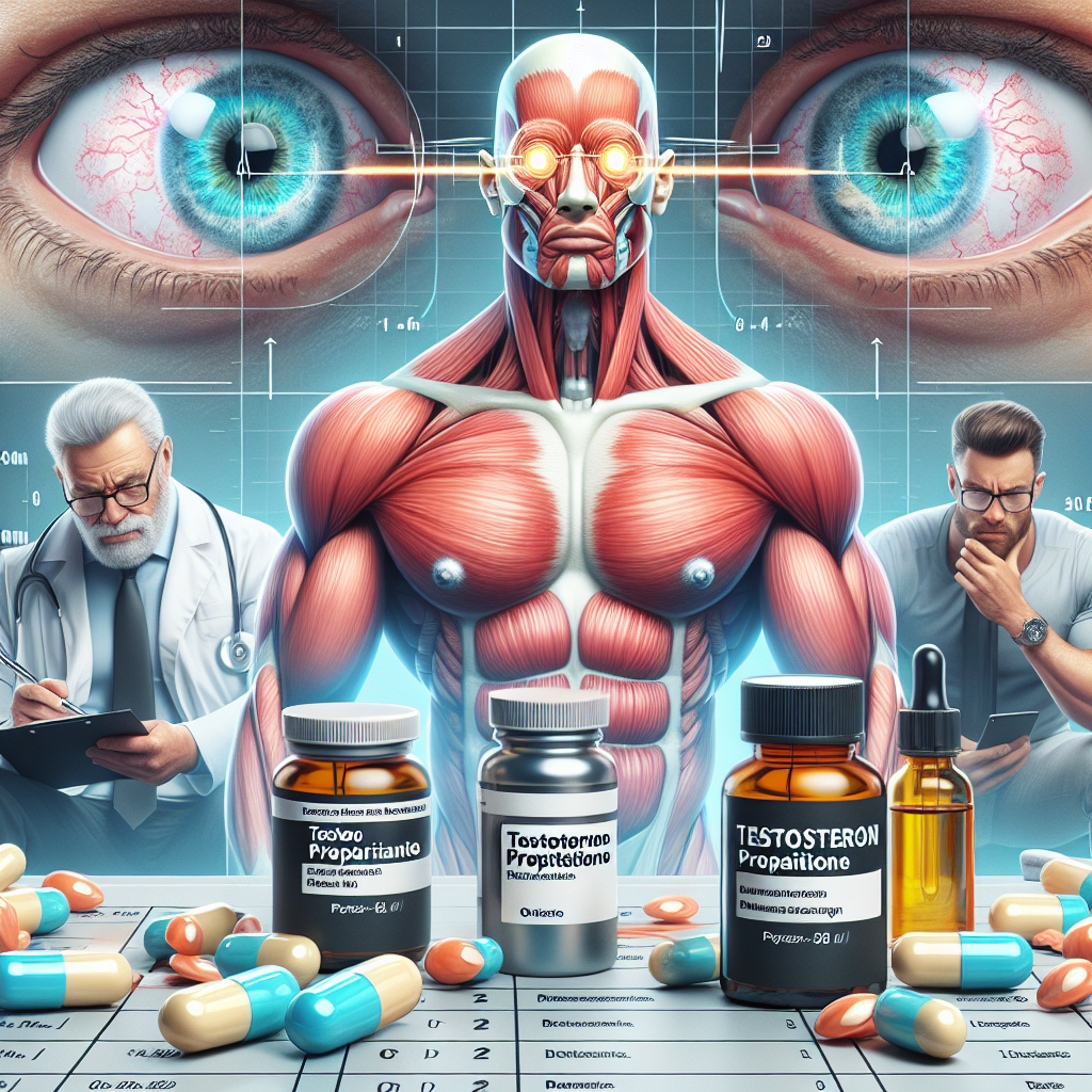 Propionato de testosterona y cambios en la presión ocular