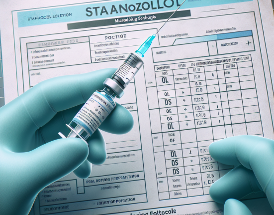 Protocolos de microdosis con Inyección de estanozolol