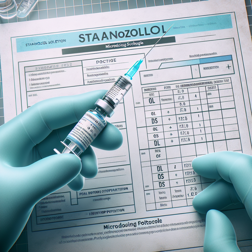 Protocolos de microdosis con Inyección de estanozolol