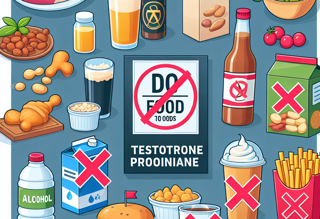 Qué alimentos debes evitar durante el ciclo con Propionato de testosterona