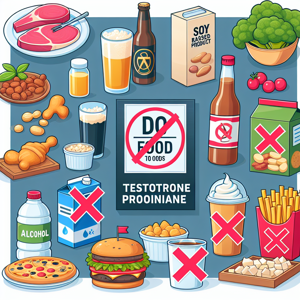 Qué alimentos debes evitar durante el ciclo con Propionato de testosterona