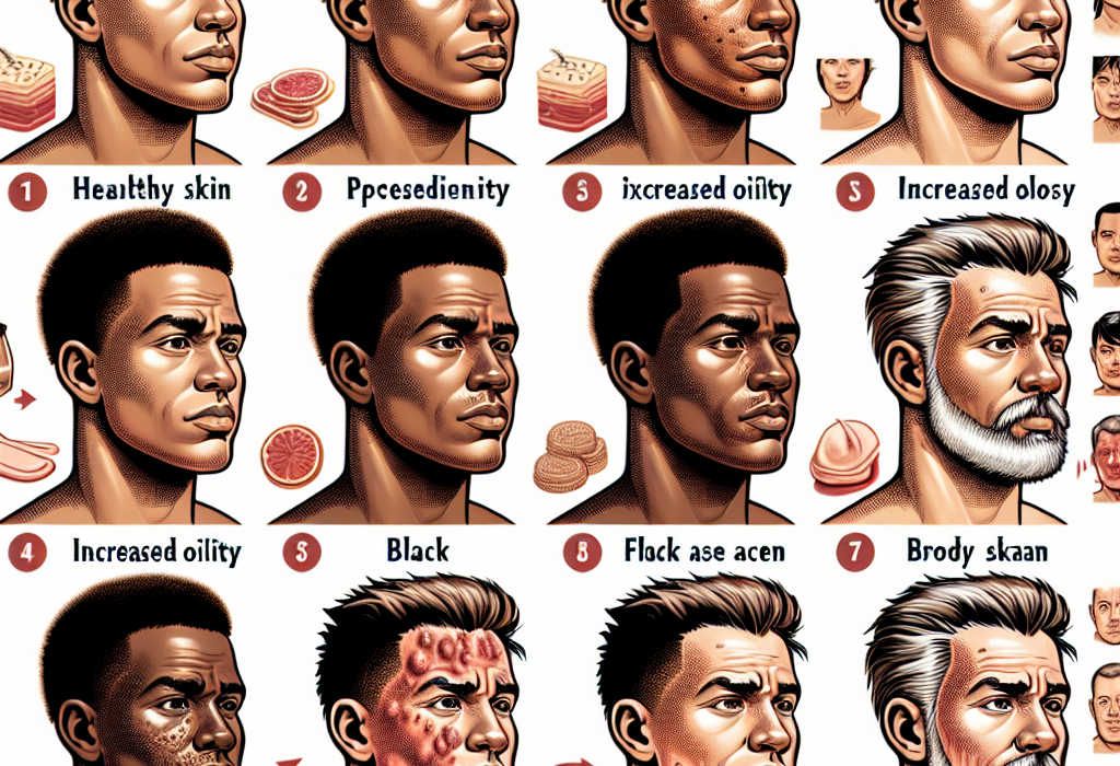 Qué cambios observar en la piel durante el uso de Propionato de testosterona