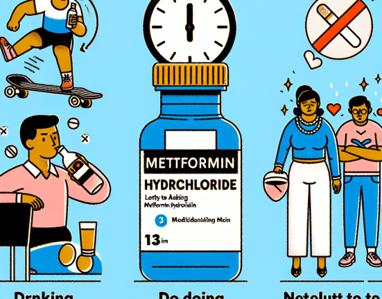 Qué evitar hacer justo después de tomar Metformin Hydrochlorid