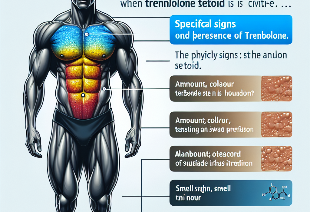 Qué tipo de sudoración indica que Trenbolone está activo