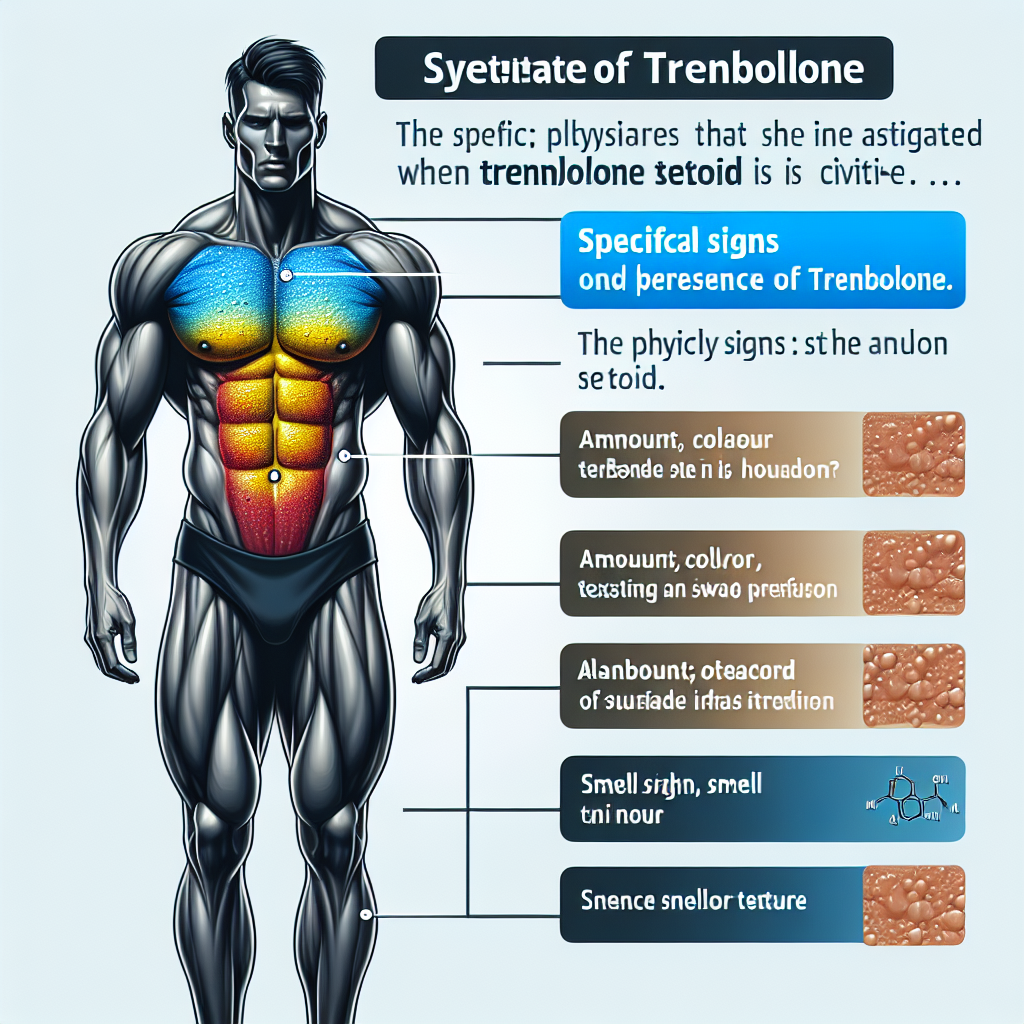 Qué tipo de sudoración indica que Trenbolone está activo
