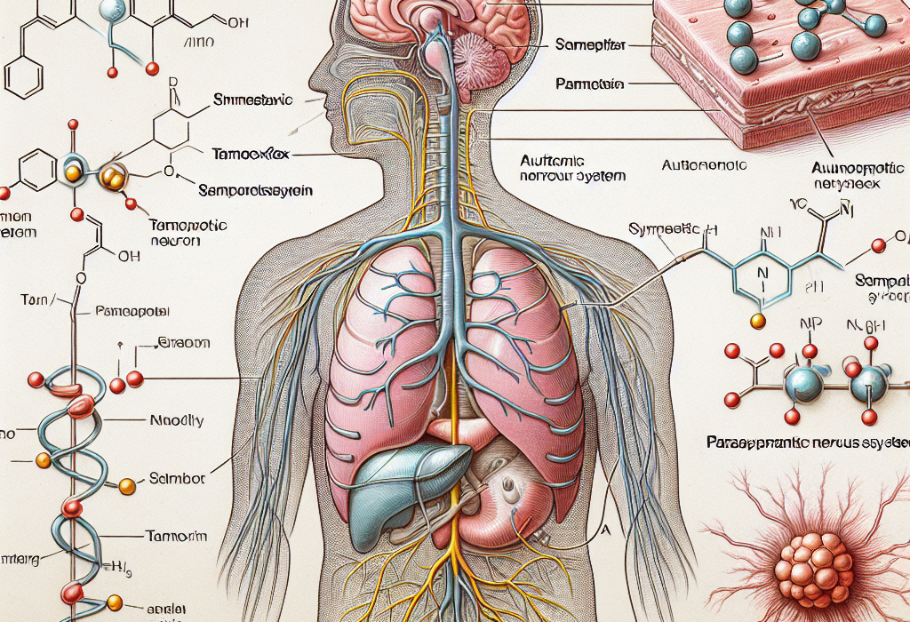 Cómo afecta Tamoxifeno al sistema nervioso autónomo
