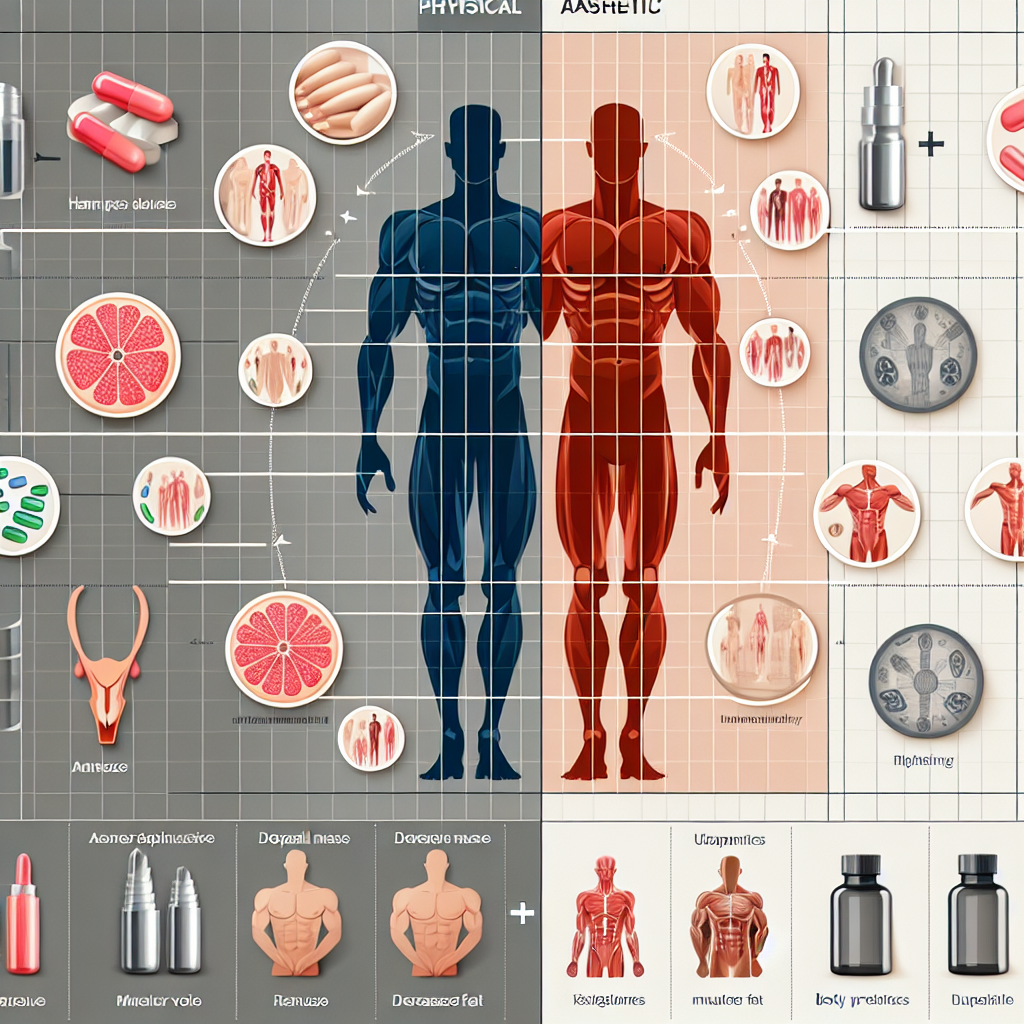 Diferencias entre resultados físicos y estéticos con Citrato de toremifeno
