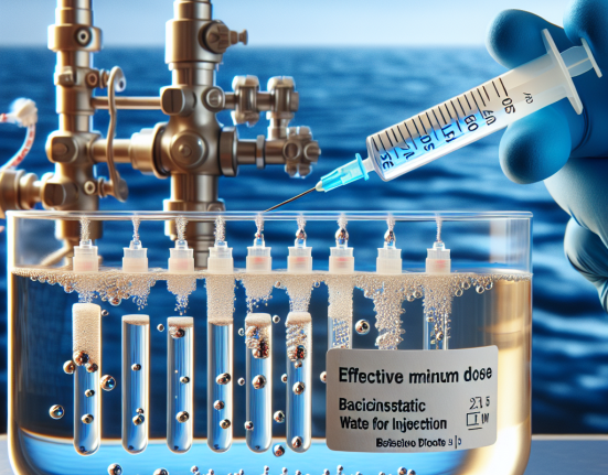 Dosis mínimas efectivas de Agua bacteriostática para inyección