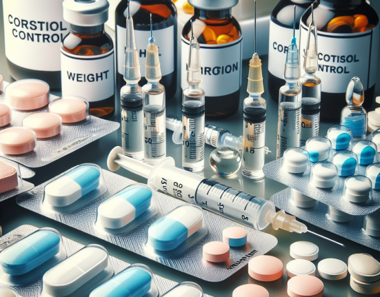 Inyecciones y pastillas para adelgazar y control de cortisol