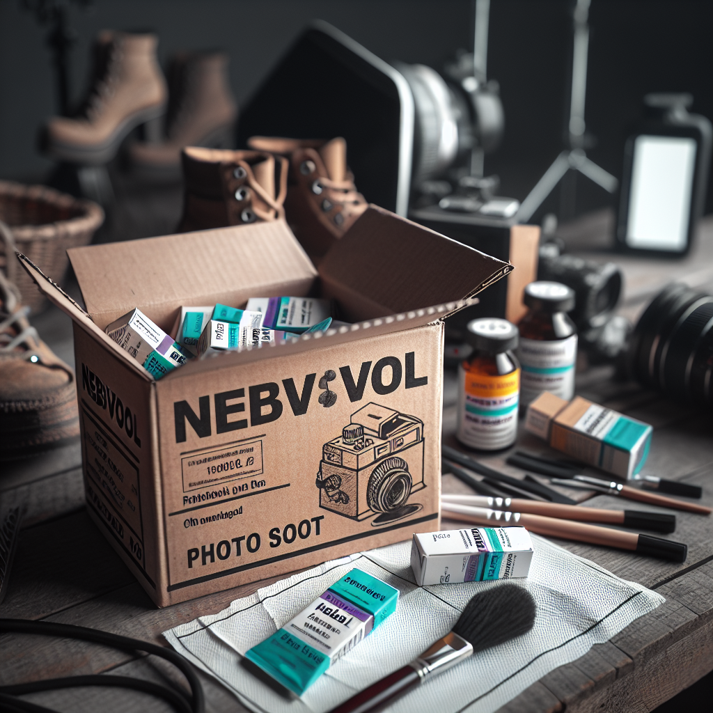 Nebivolol en preparación para sesiones fotográficas