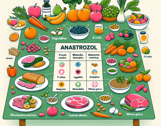 Qué alimentos facilitan el metabolismo de Anastrozol