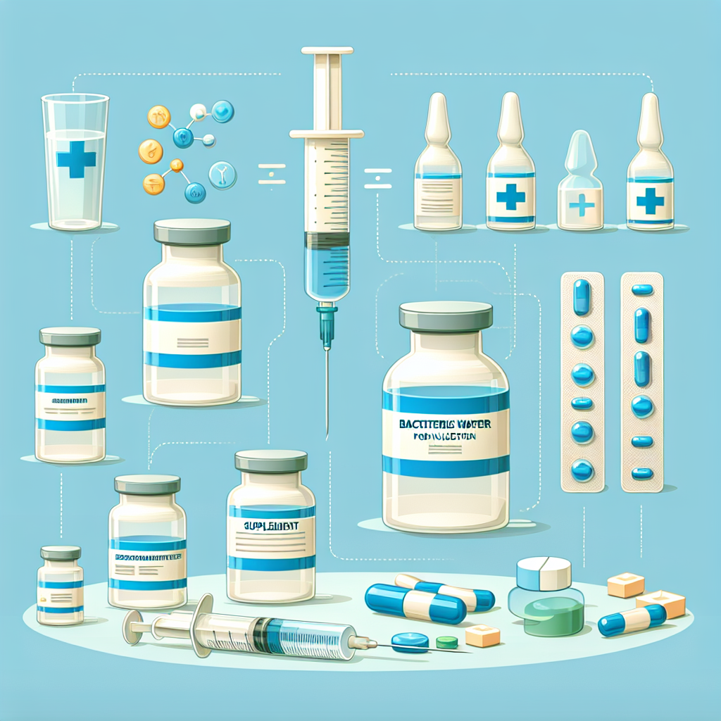 ¿Qué suplementos combinan bien con Agua bacteriostática para inyección?