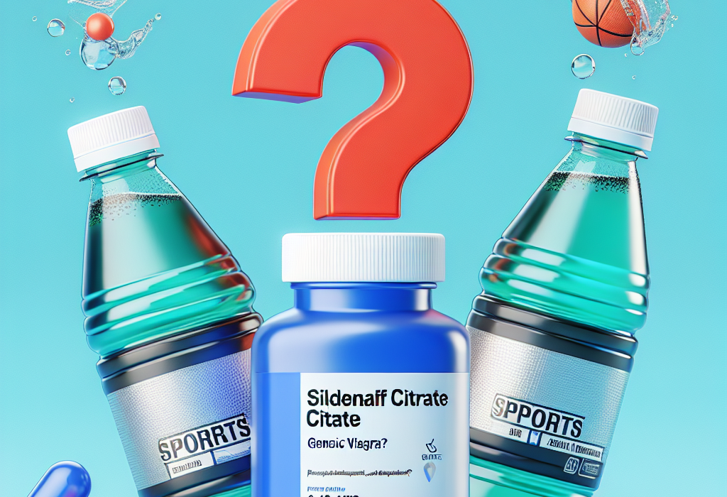 ¿Se puede mezclar Sildenafil Citrate (Viagra generic) con bebidas deportivas?