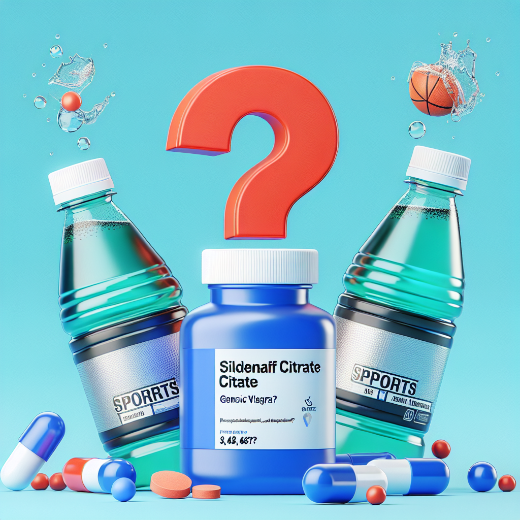 ¿Se puede mezclar Sildenafil Citrate (Viagra generic) con bebidas deportivas?