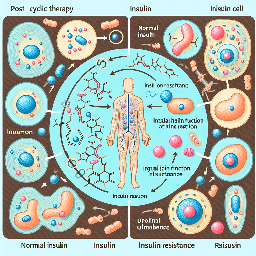 Terapia post-cíclica y resistencia a la insulina