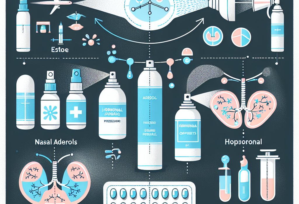 Aerosoles nasales y suplementos pre-hormonales: diferencias