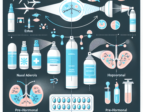Aerosoles nasales y suplementos pre-hormonales: diferencias