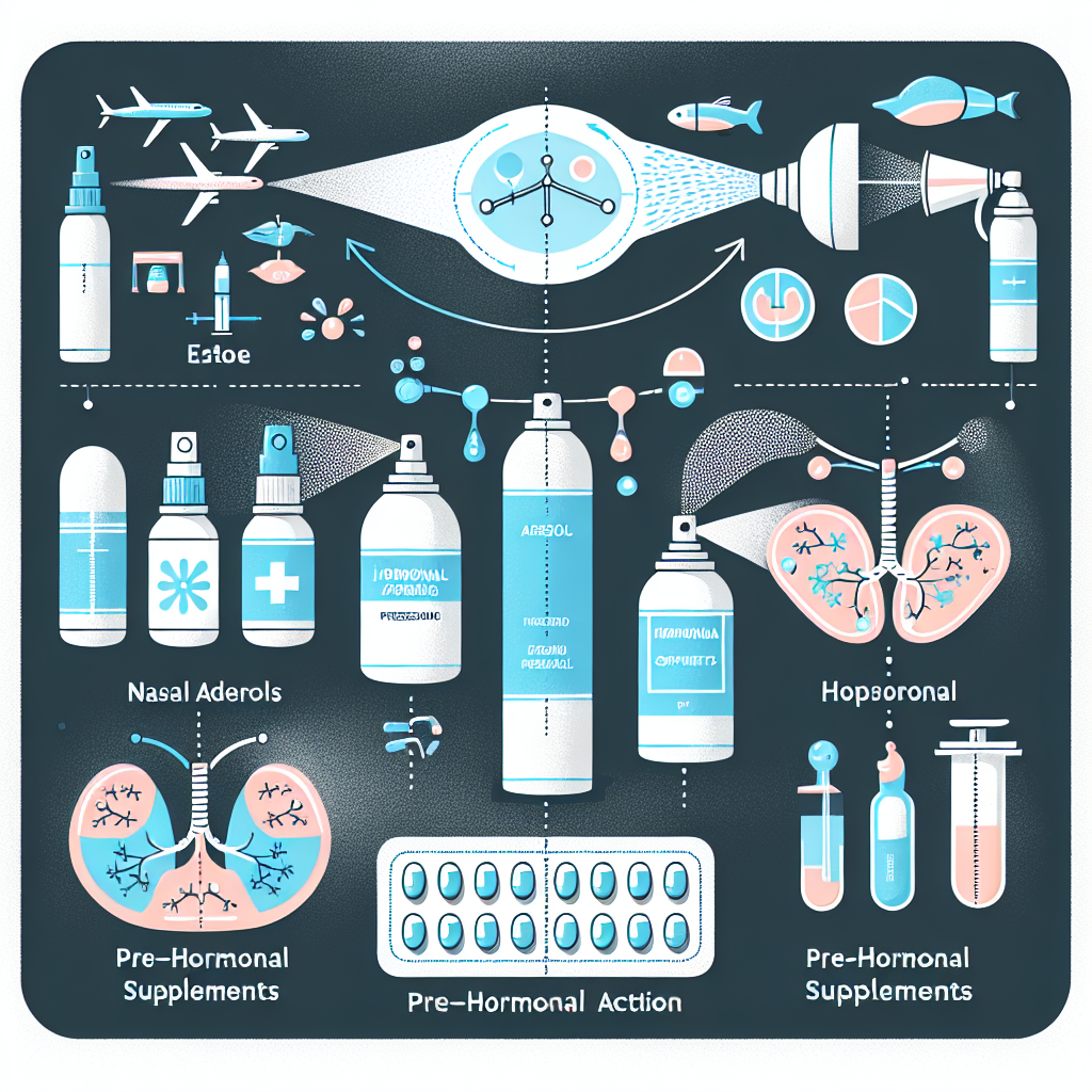 Aerosoles nasales y suplementos pre-hormonales: diferencias