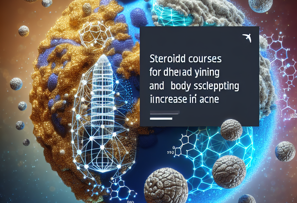 ¿Aumenta Cursos de esteroides para secado y modelado corporal (aumento de masa magra) el riesgo de acné?