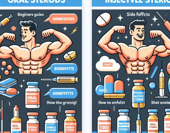Diferencias entre Cursos de esteroides para principiantes oral e inyectable