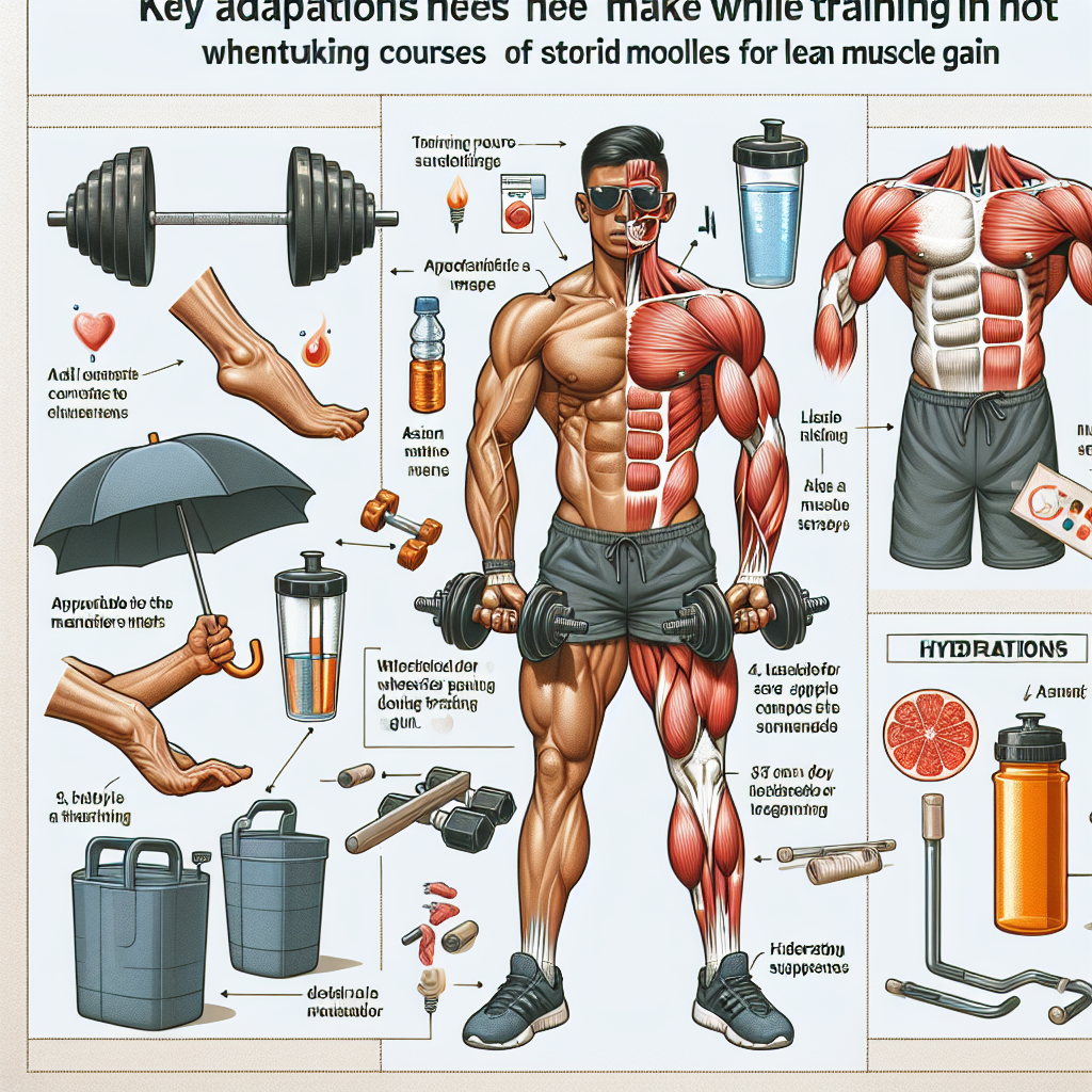 Qué adaptaciones hacer si entrenas en clima caluroso con Cursos de esteroides para secado y modelado corporal (aumento de masa magra)