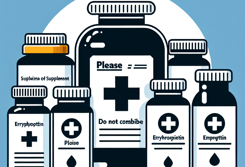 Qué suplementos no deben coincidir con Erythropoietin