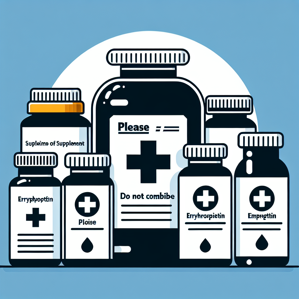 Qué suplementos no deben coincidir con Erythropoietin